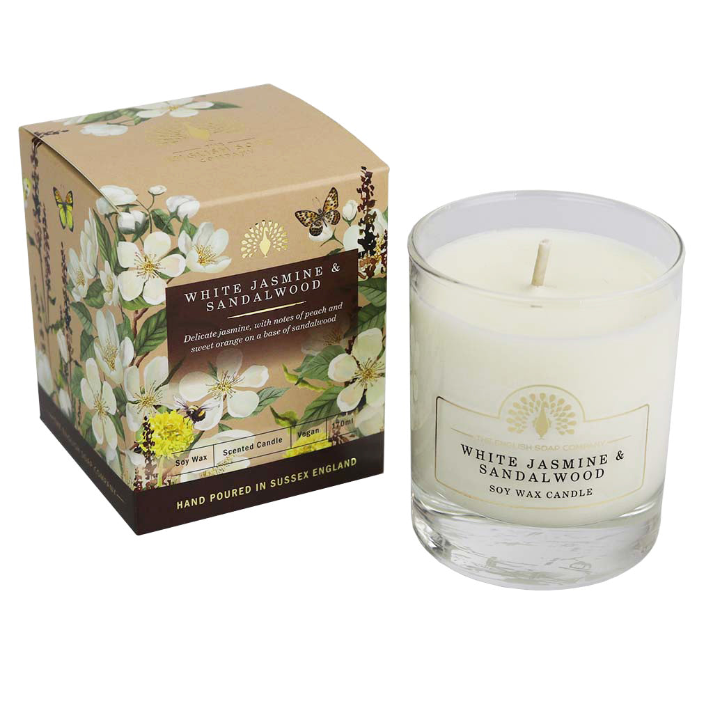 White Jasmine and Sandalwood Candle