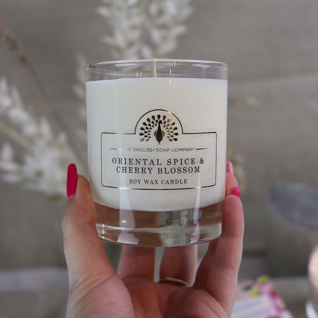 Oriental Spice and Cherry Blossom Candle