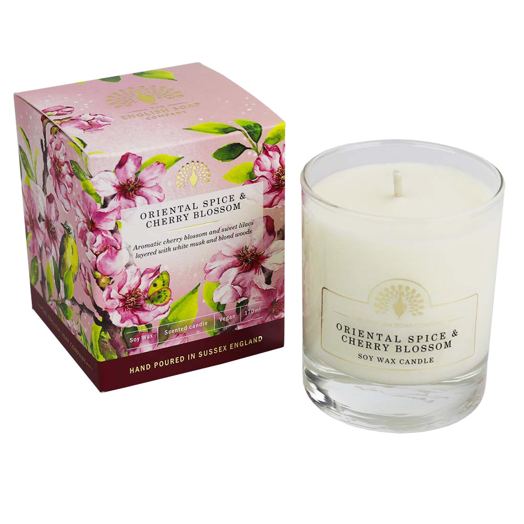 Oriental Spice and Cherry Blossom Candle