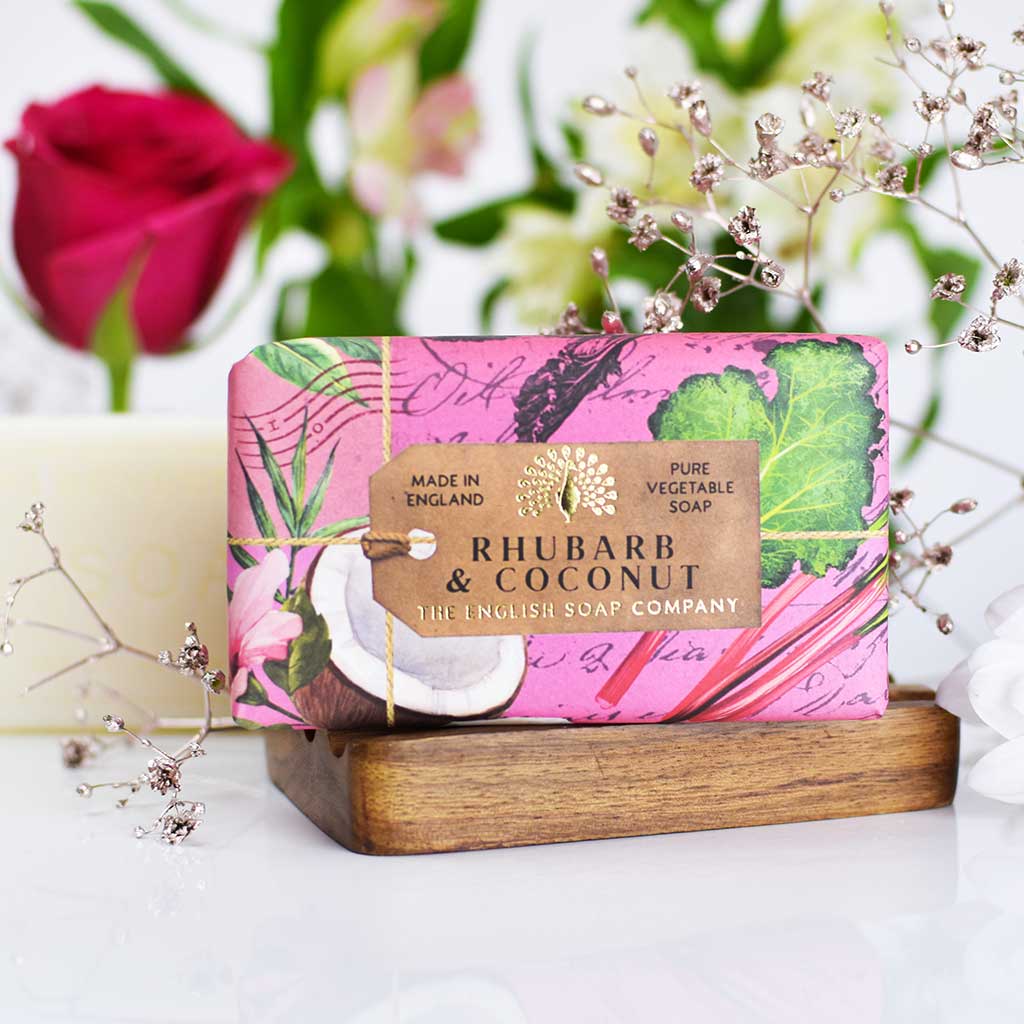 Rhubarb and Coconut Soap