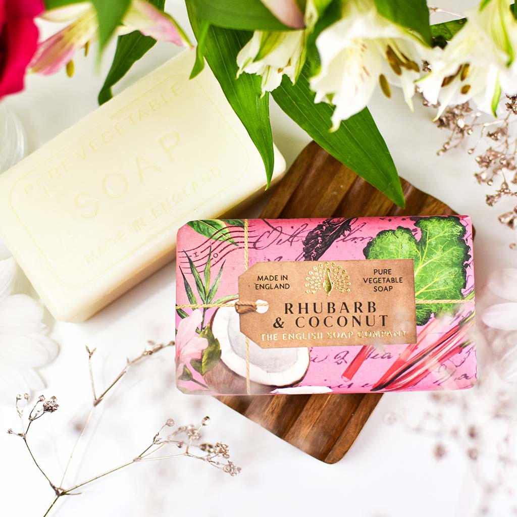 Rhubarb and Coconut Soap