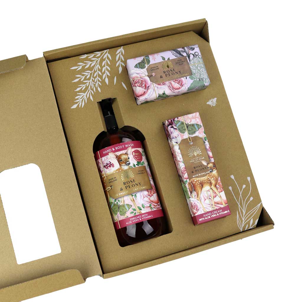 Rose and Peony Hand and Body Gift Box