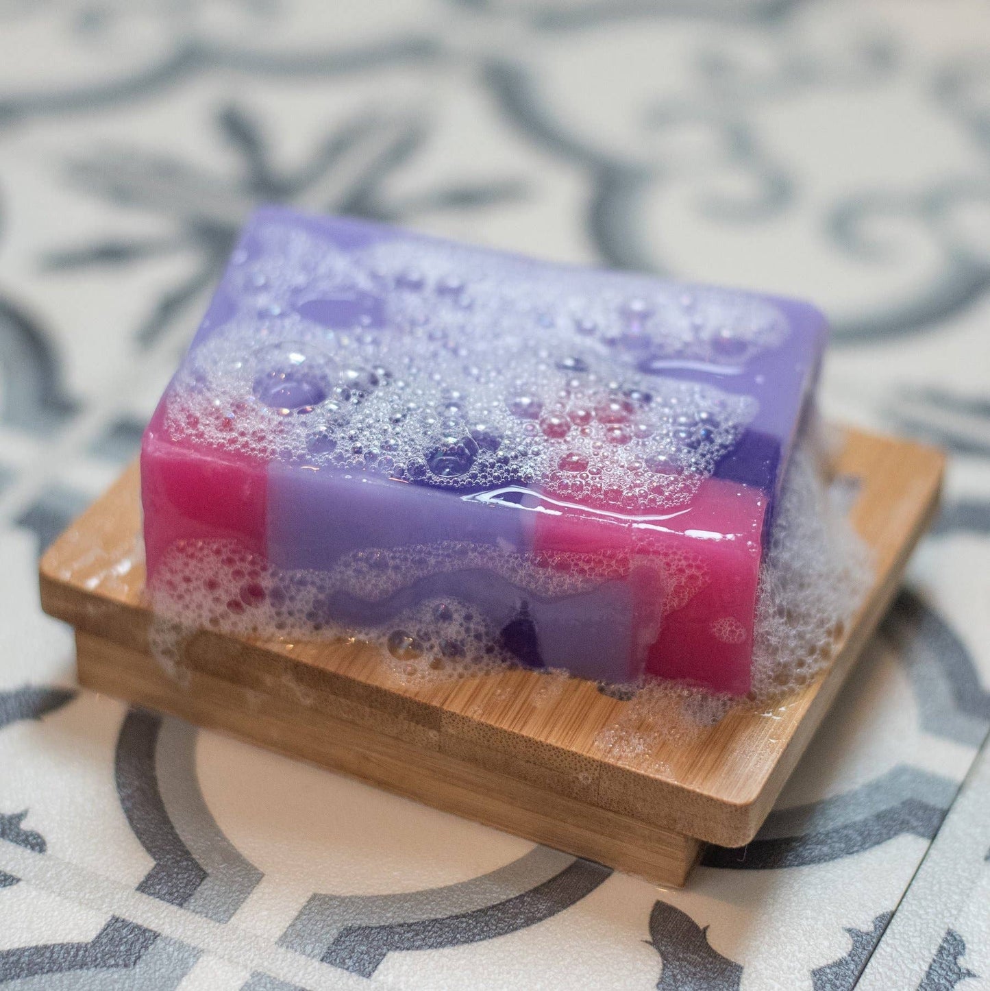 Parma Violet Handmade Soap Slice 120g