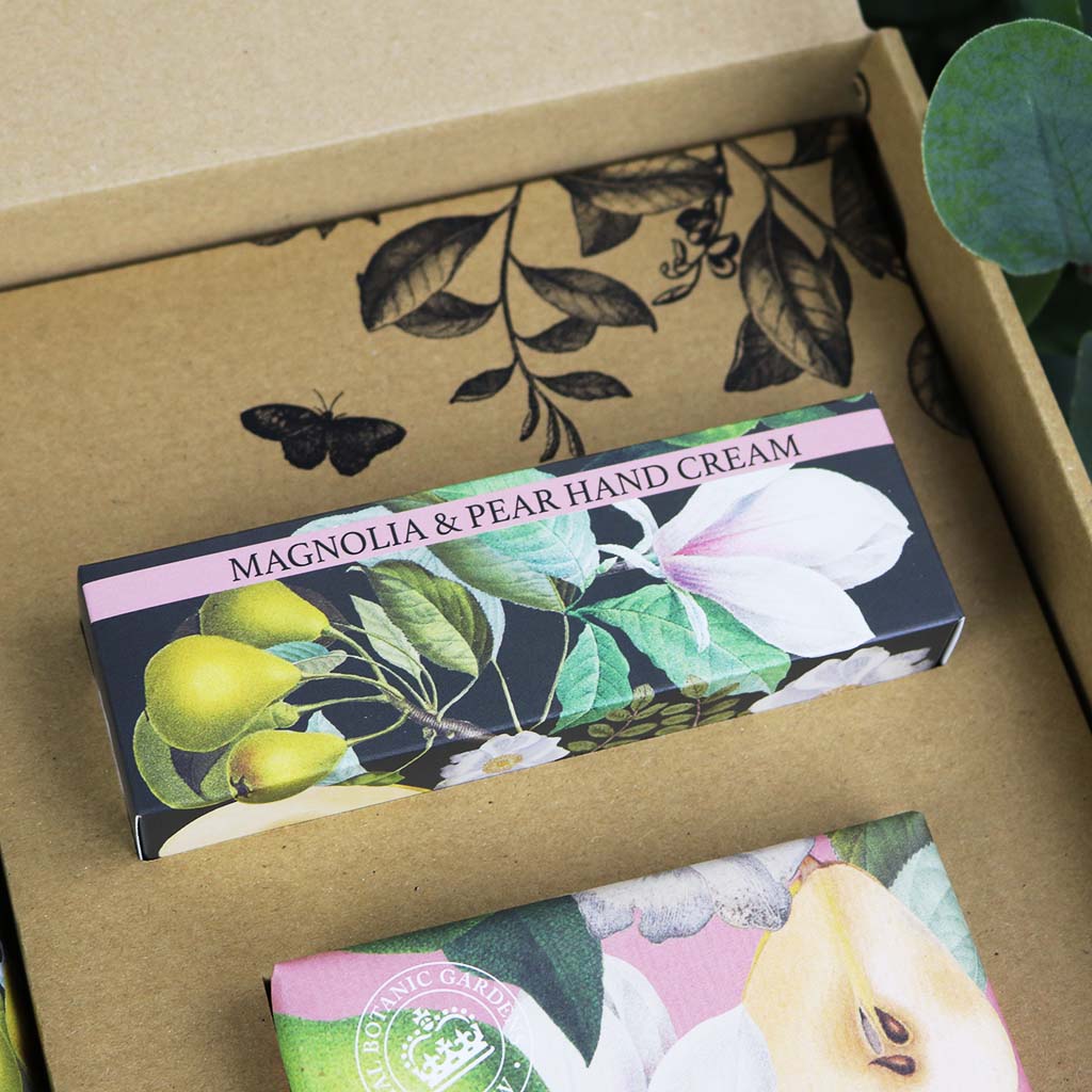 Kew Gardens Magnolia and Pear Essential Hand Care Gift Box